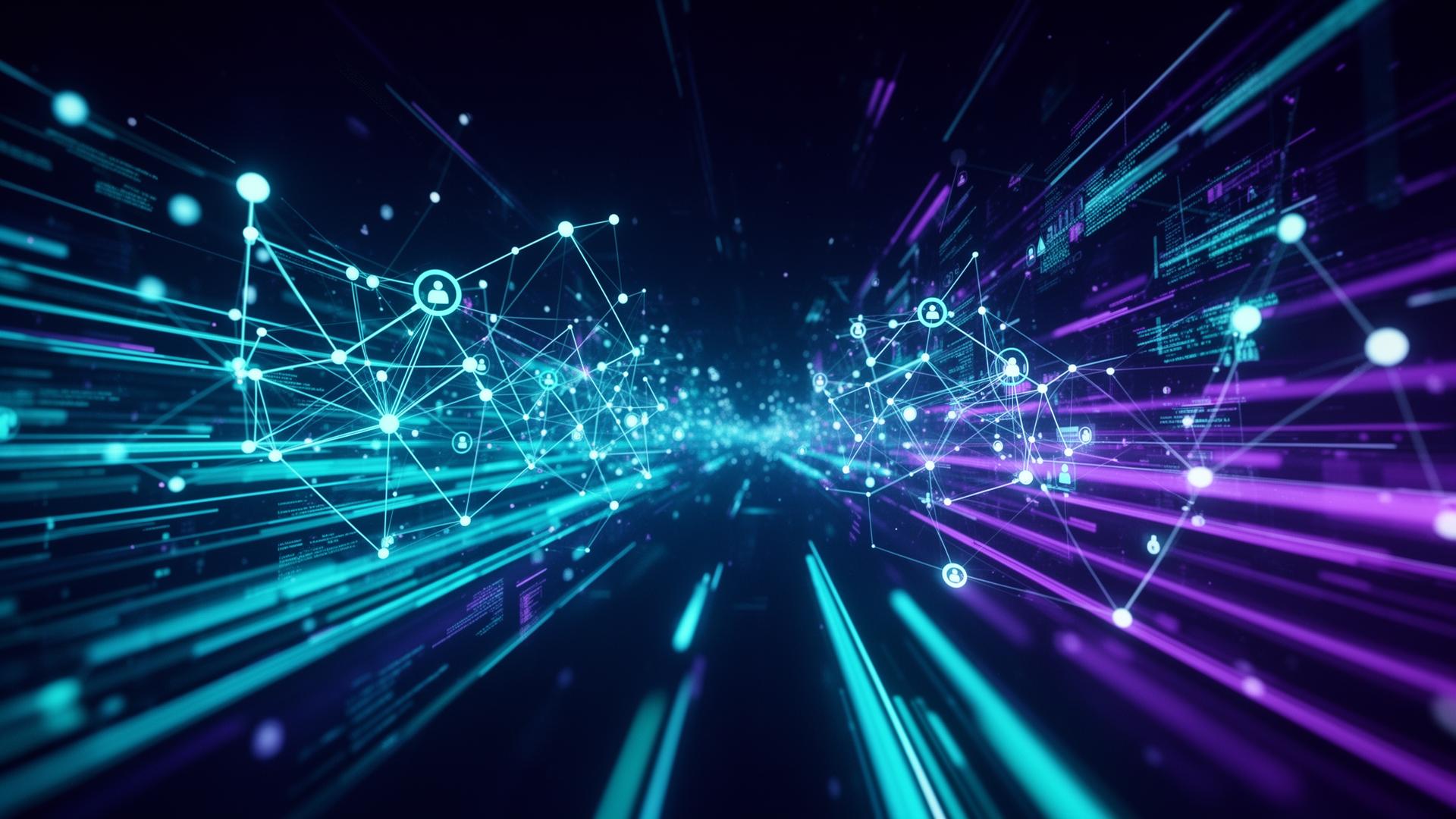 Abstract IT network visualisation